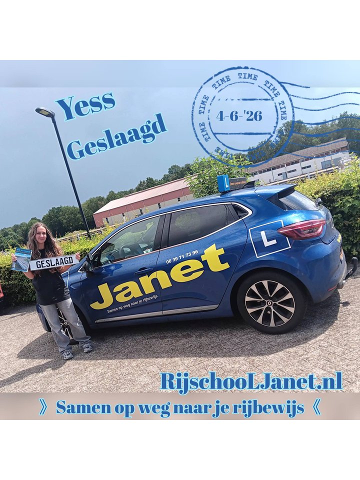 Rijles door Amsterdam met RijschooL Janet